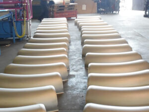 Componenti scarico elicotteri in titanio grado 3 S.P. 0.6 (AMS 4900)