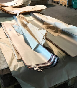 Componenti in lamiera titanio grado 2 AMS 4902